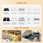 22L Dual Zone Air Fryer Oven With Rotisserie