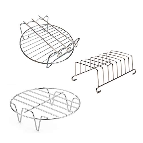Multipurpose Air Fryer Rack Set for 2.5QT+ Fryers