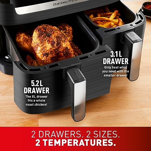 Tefal Easy Fry Dual Zone Air Fryer, 8.3L