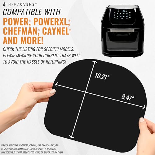 Reusable Liners for Air Fryer Racks - Compatible with Various Models