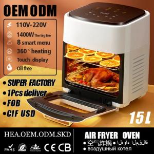 15L Large Capacity Air Fryer: Smart Visual Oven