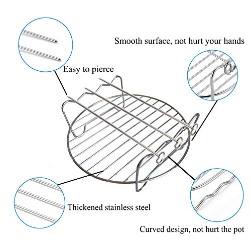 Multipurpose Air Fryer Rack Set for 2.5QT+ Fryers