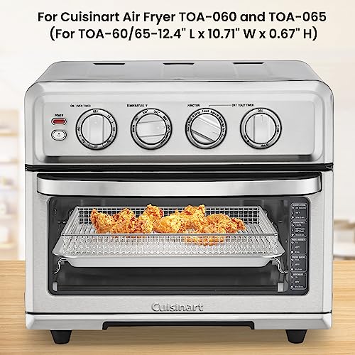 Stainless Steel Air Fryer Pan for Cuisinart TOA-060/065