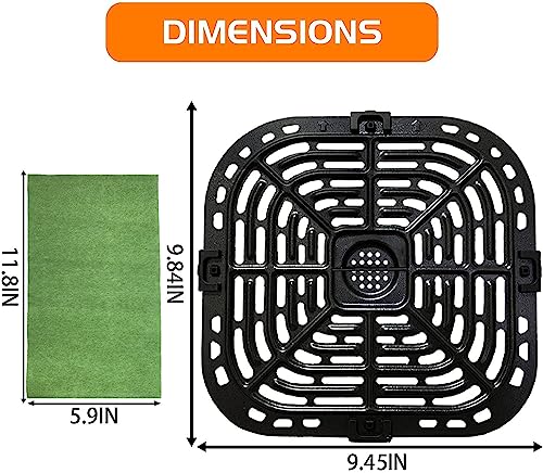 Ultimate Nonstick Grill Pan for Vortex Air Fryers