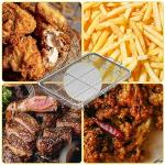 XL Air Fryer Basket, 18.7'' x 11.9'', Stainless Steel