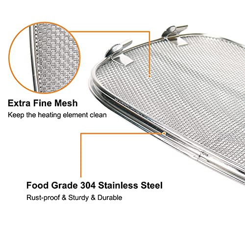 Stainless Steel Splatter Shield for Ninja Foodi AG301