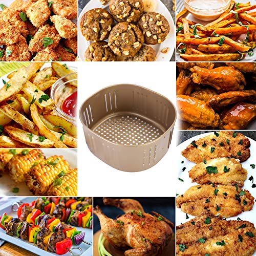 Non-Stick Air Fryer Replacement Basket for 5.5Qt Fryers