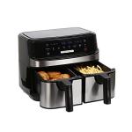 Extra Large Dual Air Fryer - 9L, 8 Menus