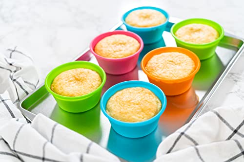 Silicone Jumbo Air Fryer Muffin Cups - Set of 6