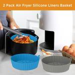 OUTXE 2 Pack Silicone Baking Tray for Air Fryer