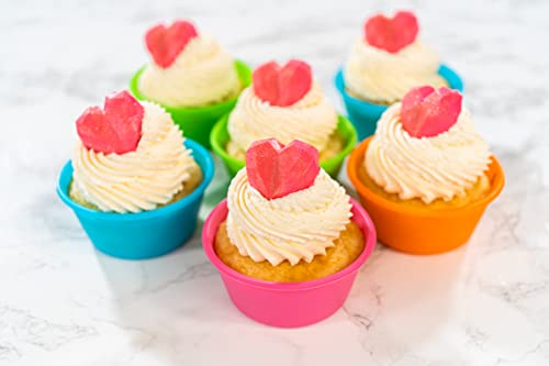 Silicone Jumbo Air Fryer Muffin Cups - Set of 6
