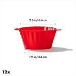 Reusable BPA-Free Silicone Baking Cups, Pack of 12