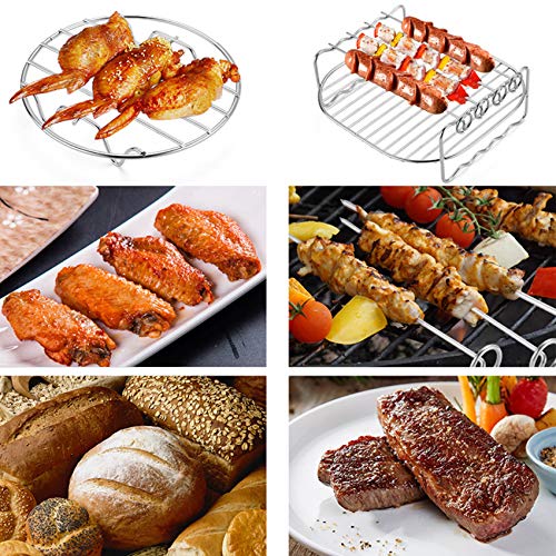 Multipurpose Air Fryer Rack Set for 2.5QT+ Fryers