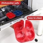 Webake 3PCS Silicone Air Fryer Cupcake Molds