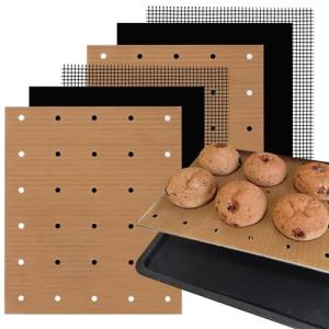 Reusable Non-Stick Air Fryer Oven Liners - 6PCS