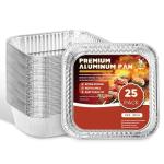 Premium Aluminum Pans for Air Fryer - 25-Pack