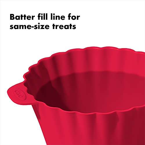 Reusable BPA-Free Silicone Baking Cups, Pack of 12