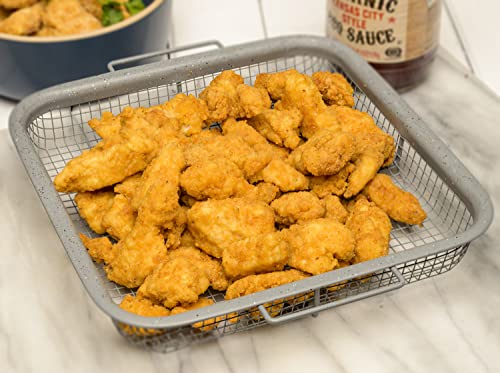 EaZy MealZ Air Fry Set: Crisper Basket & Tray