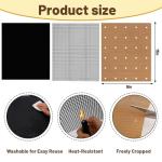 Reusable Non-Stick Air Fryer Oven Liners - 6PCS