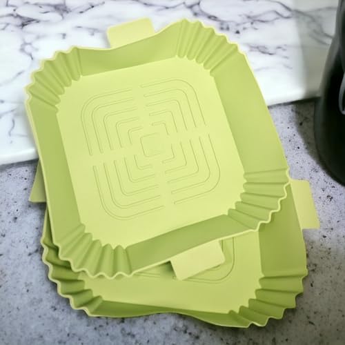 Silicone Air Fryer Basket Liners - 2 Pack