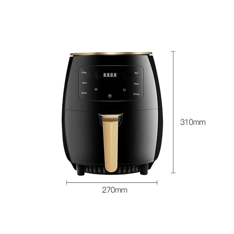 4.5L Electric Air Fryer - Oil-Free Convection Oven