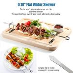 12" Metal Skewers - 12 Pack for Grilling