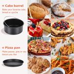 Universal Air Fryer Accessories Set: Pizza Pan & Cake Barrel