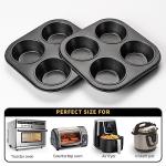 Yomvzake Nonstick Air Fryer Muffin Pan - 2 Pack