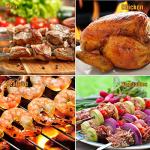 12" Metal Skewers - 12 Pack for Grilling