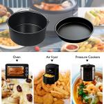Universal Air Fryer Accessories Set: Pizza Pan & Cake Barrel