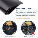 Non-Stick Oven Liner 2-Pack for Toaster Ovens