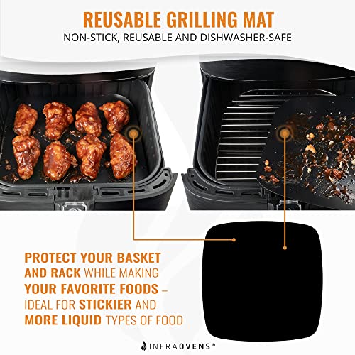 6.3" Air Fryer Rack Accessories Set | Compatible with Comfee, Dash, Nuwave Brio