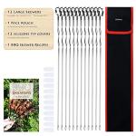 12" Metal Skewers - 12 Pack for Grilling