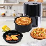 Universal Air Fryer Accessories Set: Pizza Pan & Cake Barrel