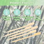 100pcs Bamboo Skewers for Barbeque & Cocktails