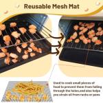 Reusable Non-Stick Air Fryer Oven Liners - 6PCS