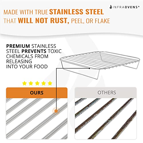 6.3" Air Fryer Rack Accessories Set | Compatible with Comfee, Dash, Nuwave Brio