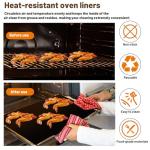 Reusable Non-Stick Air Fryer Oven Liners - 6PCS