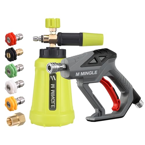 M Mingle 4000 PSI Foam Cannon Pressure Washer Kit