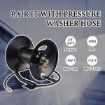 M MINGLE 150ft Manual Hose Reel Pressure Washer