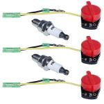 AUMEL 3-Pack Switch with Spark Plug for Honda Engines