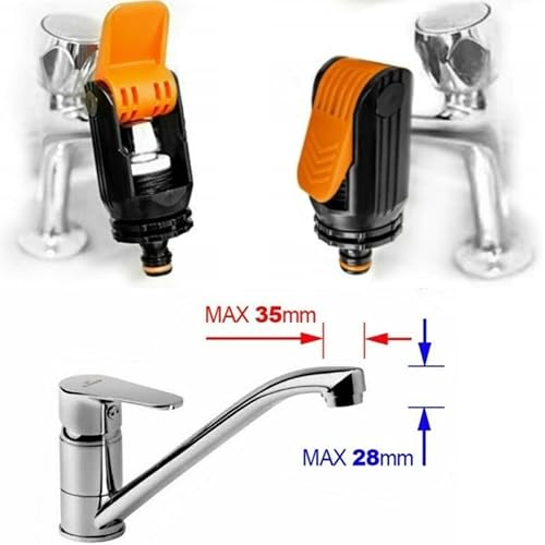 Quantum Garden Hose Connector Adapter for Faucets