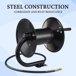 M MINGLE 150ft Manual Hose Reel Pressure Washer