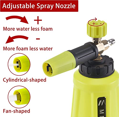 M Mingle 4000 PSI Foam Cannon Pressure Washer Kit