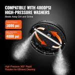 VEVOR 4000 PSI Pressure Washer Surface Cleaner