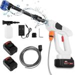 Cordless 300W Portable Pressure Washer with Batteries