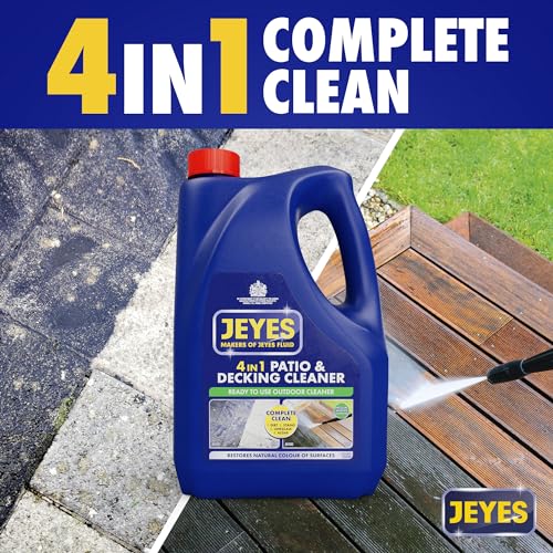 Jeyes 4-in-1 Power Cleaner for Patios and Decks