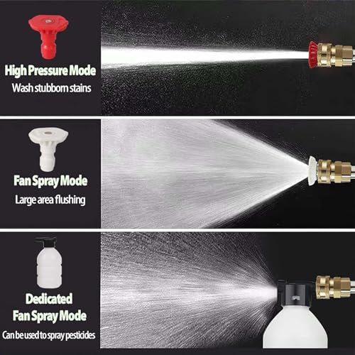 Portable Cordless High Pressure Washer with Foam Generator
