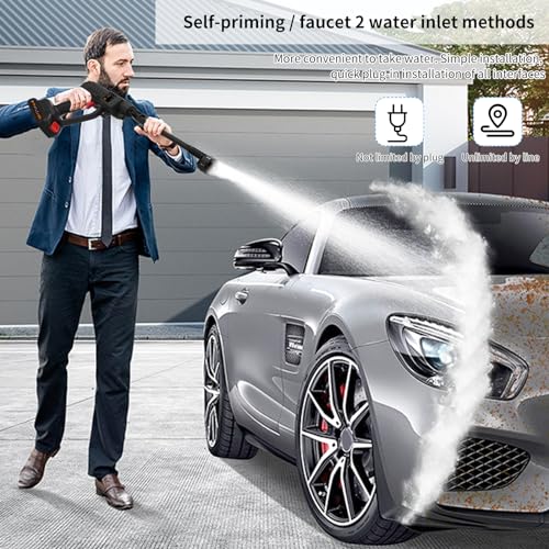 Shkalacar Cordless 6in1 Portable Pressure Washer