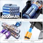 Cordless 300W Portable Pressure Washer with Batteries